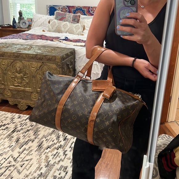 Authentic 💎 Louis Vuitton Travel Keepall 35 - Picture 3 of 17